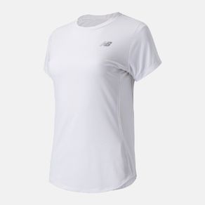 Camiseta Manga Curta New Balance Feminina Branco - M