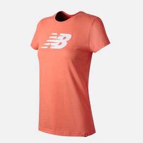 Camiseta Manga Curta New Balance Athletics Feminina Laranja - G