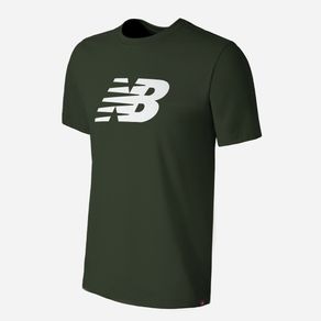 Camiseta Manga Curta New Balance Masculina Verde - P