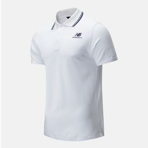 Camiseta Polo New Balance Masculino Branco - G