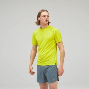 Camiseta New Balance Logo Masculina Verde - M