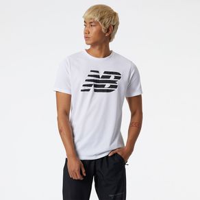 Camiseta New Balance Logo Masculina Branco - P