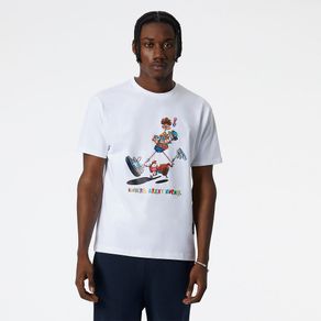 Camiseta New Balance Athletics Masculina Branco - GG