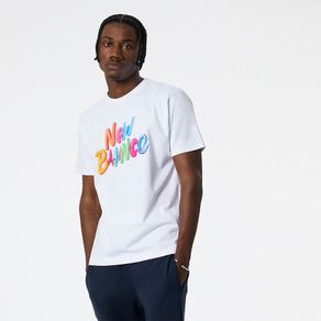 Camiseta New Balance Athletics Masculina Branco - M