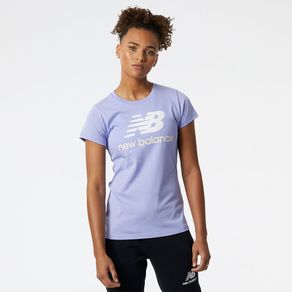 Camiseta New Balance Athletics Feminina Lilás - G