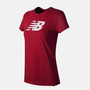 Camiseta Manga Curta New Balance Athletics Feminino Vinho - P