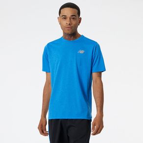 Camiseta New Balance Logo Masculino Azul - P