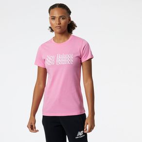 Camiseta New Balance Athletics Feminina Rosa - G