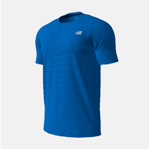 Camiseta New Balance Logo Masculino Azul - G