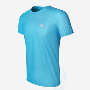 Camiseta New Balance Logo Masculino Azul - GG