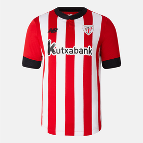 Camisa de Futebol Athletic Bilbao Club Home New Balance Masculina Vermelho - P
